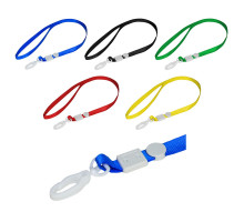 Lenta pentru ecuson cu carabin plastic, albastru S12-24 (100)