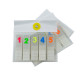 Indecsi transparente din plastic "Cifre" 15x30foi 13x45 mm (8)