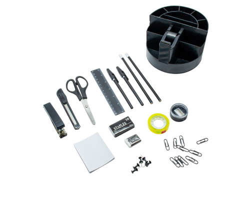 Set de birou rotativ 16 piese, cul. neagra BM.6302-01 (24)