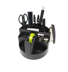 Набор офисный, 16 шт, цв. черный BM.6302-01 (24)