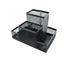 Organizator masa, 4 compartimente. 15*10*10сm, plasa metal negru (48)