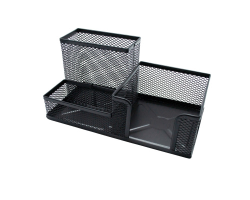 Organizator masa, 3 compartimente. 20*10*10сm, plasa metal negru (48)