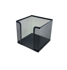 Suport cub notite 11*11*10сm, plasa metal negru (48)