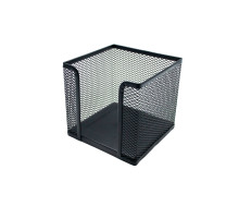Suport cub notite 11*11*10сm, plasa metal negru (48)