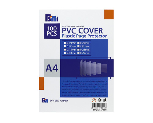 Coperta p/u brosurare A4 180mk plastic transparent 100buc. (10)