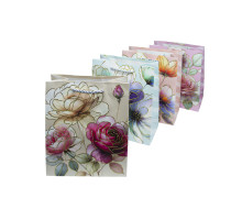 Пакет подарочный 18*10*23 "Flowers" YC-336 (12/720)