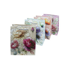 Пакет подарочный 18*10*23 "Flowers" YC-336 (12/720)