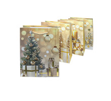 Пакет подарочный 18*10*23 "Новый Год" SM814S (12/720)