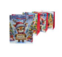 Punga p/u cadou 18*10*23 "Cerb de Anul Nou" SM534S (12/720)