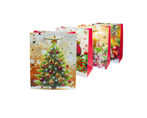 Пакет подарочный 18*10*23 "Новый Год" SD-745S (12/720)