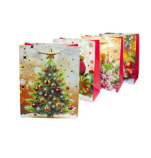 Пакет подарочный 18*10*23 "Новый Год" SD-745S (12/720)