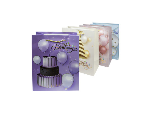 Punga p/u cadou 18*10*23 "Happy Birthday" YC-117S (12/720)