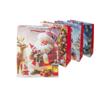 Пакет подарочный 26*12*32 "Новый Год" SD-353M (12/480)