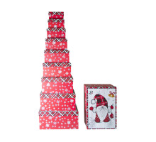 Set cutii pentru cadou 10buc. "Pitic de Anul Nou" S58-26 (8)