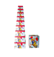 Set cutii pentru cadou 10buc. "Ursuleti" S58-31 (8)