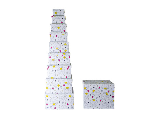 Set cutii pentru cadou 10buc. "Princesa" S58-33 (8)