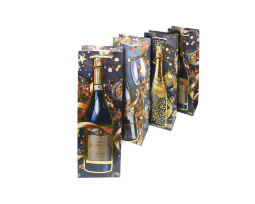 Pachet pentru cadou/ sticla 26*12*32 SM6986 (12/720)