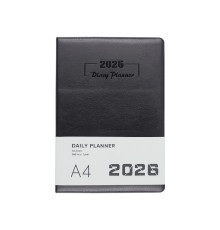 Ежедневник A4 датированный 2026, Clasica, черный *1265 (40)
