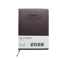 Ежедневник A4 датированный 2026, Clasica, коричневый *1265