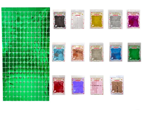 Блестящий дождь для стены фотозоны, прямоугольники, ассорти (300)