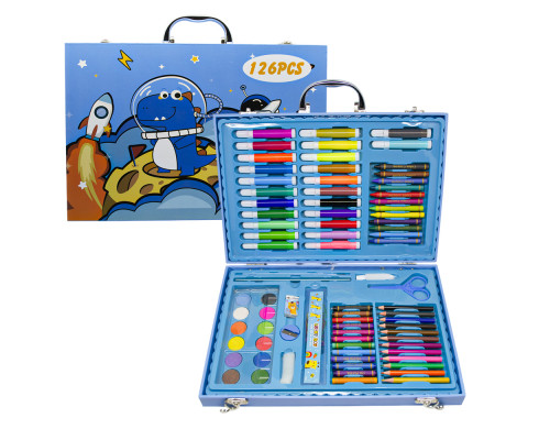 Набор для рисования 126 предметов, чемоданчик