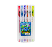 Набор ручек гелевых "Glitter " 6цв STX-6 (40/320)