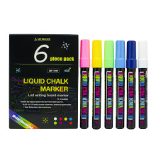 Набор маркеров 6 цветов "Жидкий мел" AW-1844 (40)