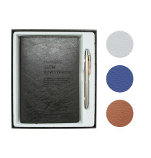 Set agenda nedatata + pix in cutie, 4 culori *5611 (40)