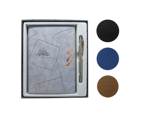 Set agenda nedatata + pix in cutie, 4 culori *2979 (40)