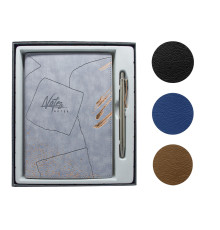 Набор ежедневник недатированный+ ручка в коробке, 4 цветов *2979 (40)