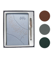 Набор ежедневник недатированный+ ручка в коробке, 4 цветов *2986 (40)