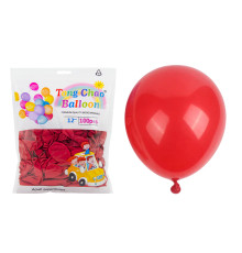 Надувные шары 12" красные Helium Quality 100шт