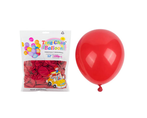 Baloane 12" rosie Helium Quality 100buc
