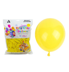 Надувные шары 12" желтые Helium Quality 100шт