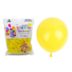 Set baloane latex galbaen 12" (30cm) heliu 100buc