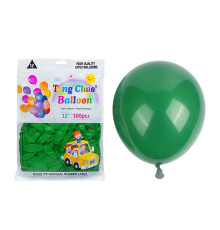 Baloane 12" verde Helium Quality 100buc