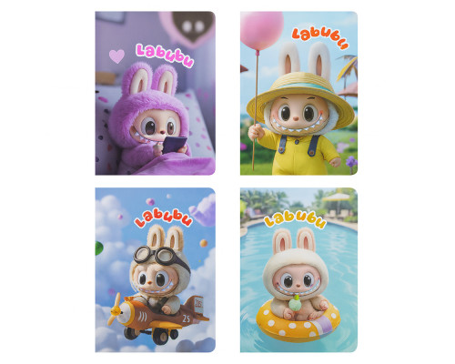 Carnet А5 96 foi, matem., coperta tare cu elastic, QD-15234 (48/96)