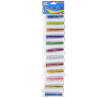 Set de sclipici în tuburi, 12 culori x 3 g (360)