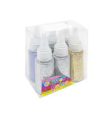 Set de sclipici, 5 culori x 20 g 6 borcănașe cu dozator (144)