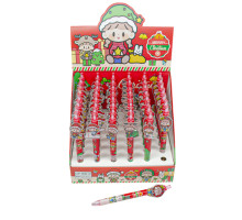 Ручка детская "Merry Christmas", автоматическая синяя, GP-80010 (48/1728)