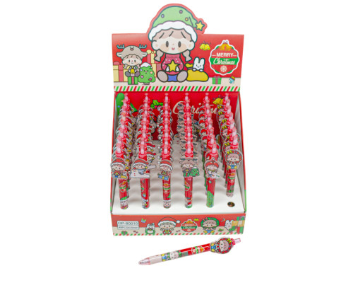 Pix pentru copii "Merry Christmas", cu clic, albastru, GP-80010 (48/1728)