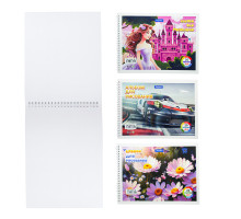 Album de desen A4, 20 file pe spira QD-13005-20 (8/192)