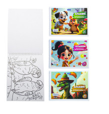 Album de desen A4, 30 file pe spira QD-13019-30 (8/128)