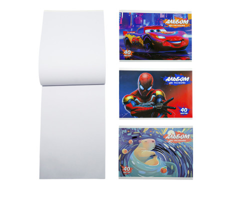 Album de desen A4, 40 file, capse QD-13024-40 (8/80)