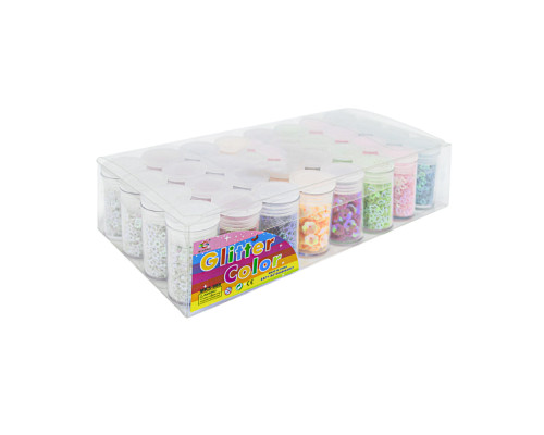 Set de paiete 8 culori, 3-6 mm, 32 tuburi *5g MKS-988 (96)