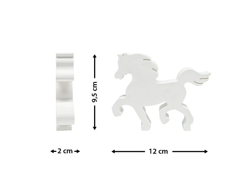 Figurina din gips "Cal" 9,5*12*2 сm CM*