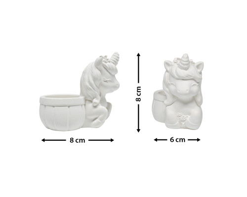 Figurina din gips suport "Unicorn" 8*6*8 сm CM*