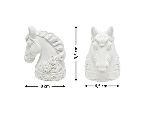 Гипсовая фигурка подставка "Лошадь" 9,5*6,5*7,5 см CM*
