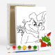 Set de pictat pe pânză pentru copii 20x25 "Grinch și Max" +6vopsee +pensula 7026
