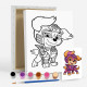 Set de pictat pe pânză pentru copii 20x25 "Paw Patrol Skye" +6vopsee +pensula 7034